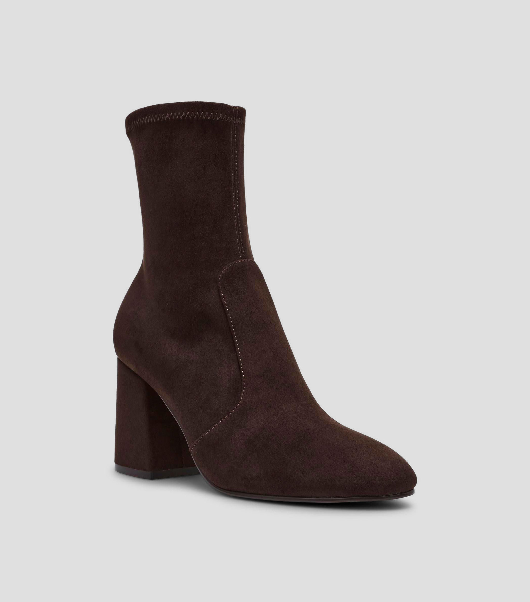 Botines con tacón alto cuadrado Mujer